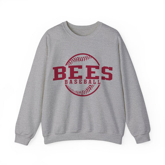 Bees Baseball Crewneck Sweatshirt